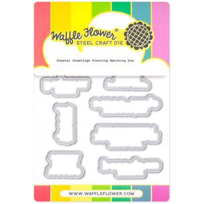 Waffle Flower Matching Die - Coastal Greetings Piercing